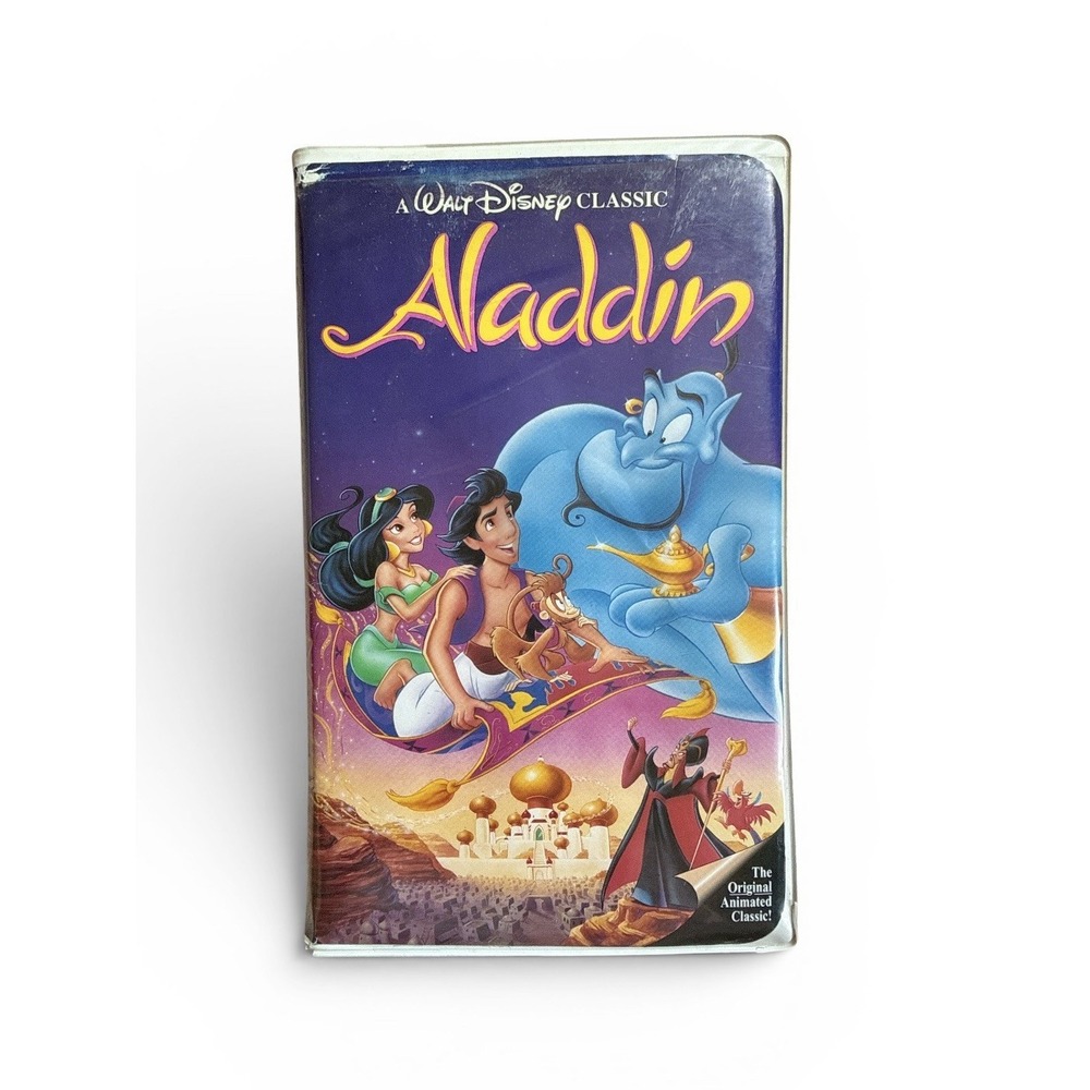 Disney Aladdin VHS Black Diamond Edition 1992 Walt Disney Classic Movie